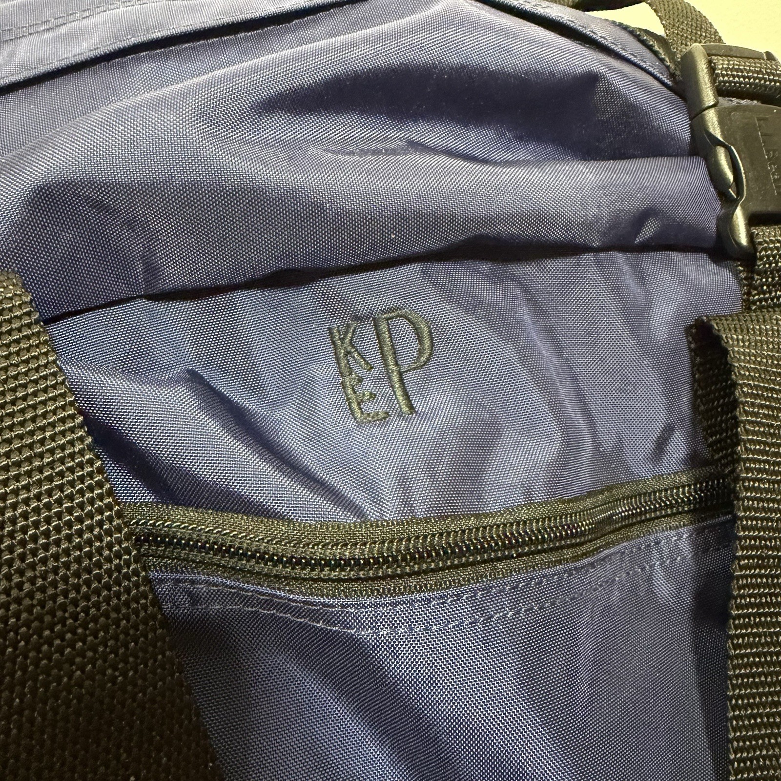 L.L. Bean Blue Medium Duffel Bag Gym Travel Carry On Tote Adventure Nylon 35L