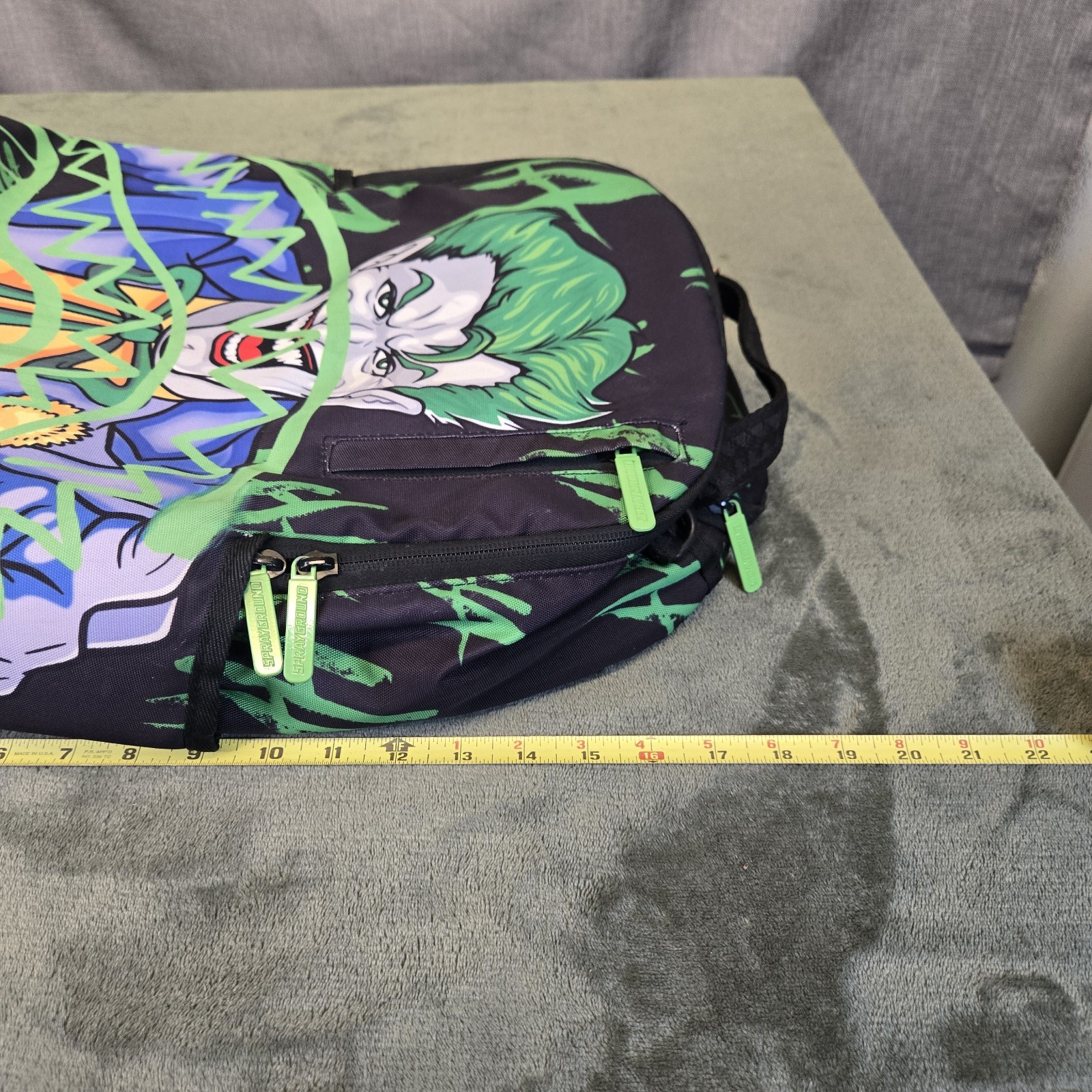 SPRAYGROUND THE JOKER HAHAHAHA BACKPACK / BATMAN BOOK BAG EUC