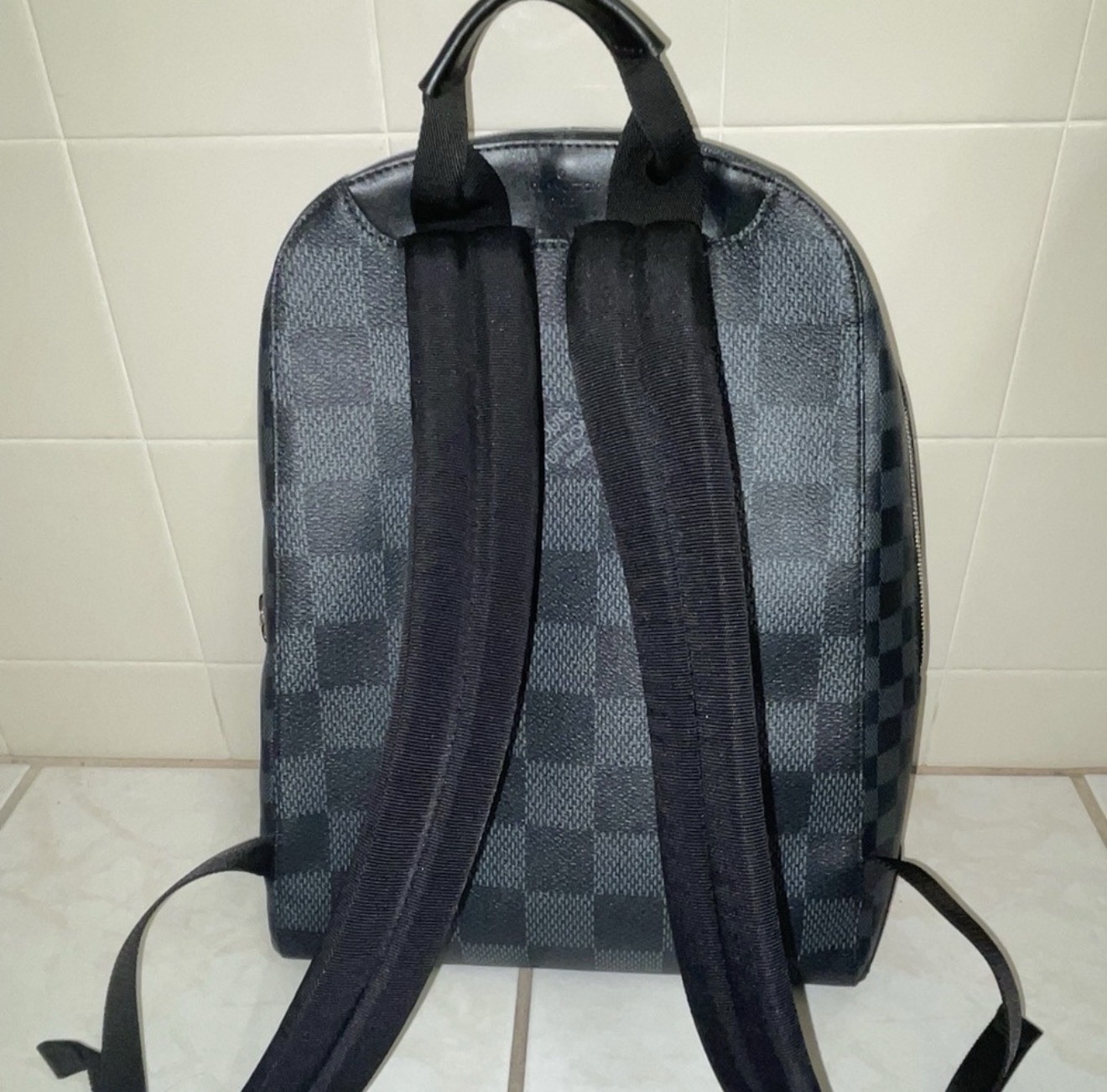 Louis Vuitton Damier Graphite 3D Campus Backpack — Black/Gray