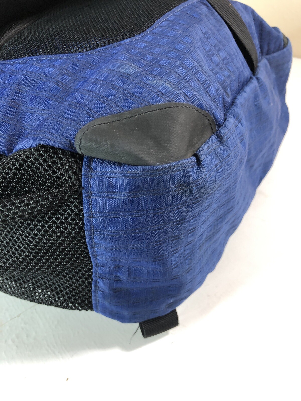 LL Bean messenger bike shoulder bag blue approx 16x10x5”
