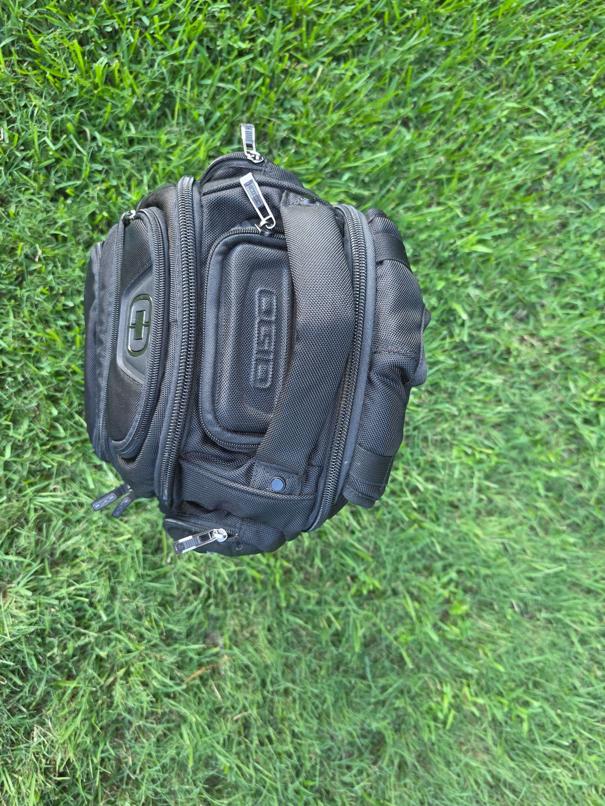 OGIO Mercur Laptop Backpack Black Travel Work Bag Audio Pocket Logo