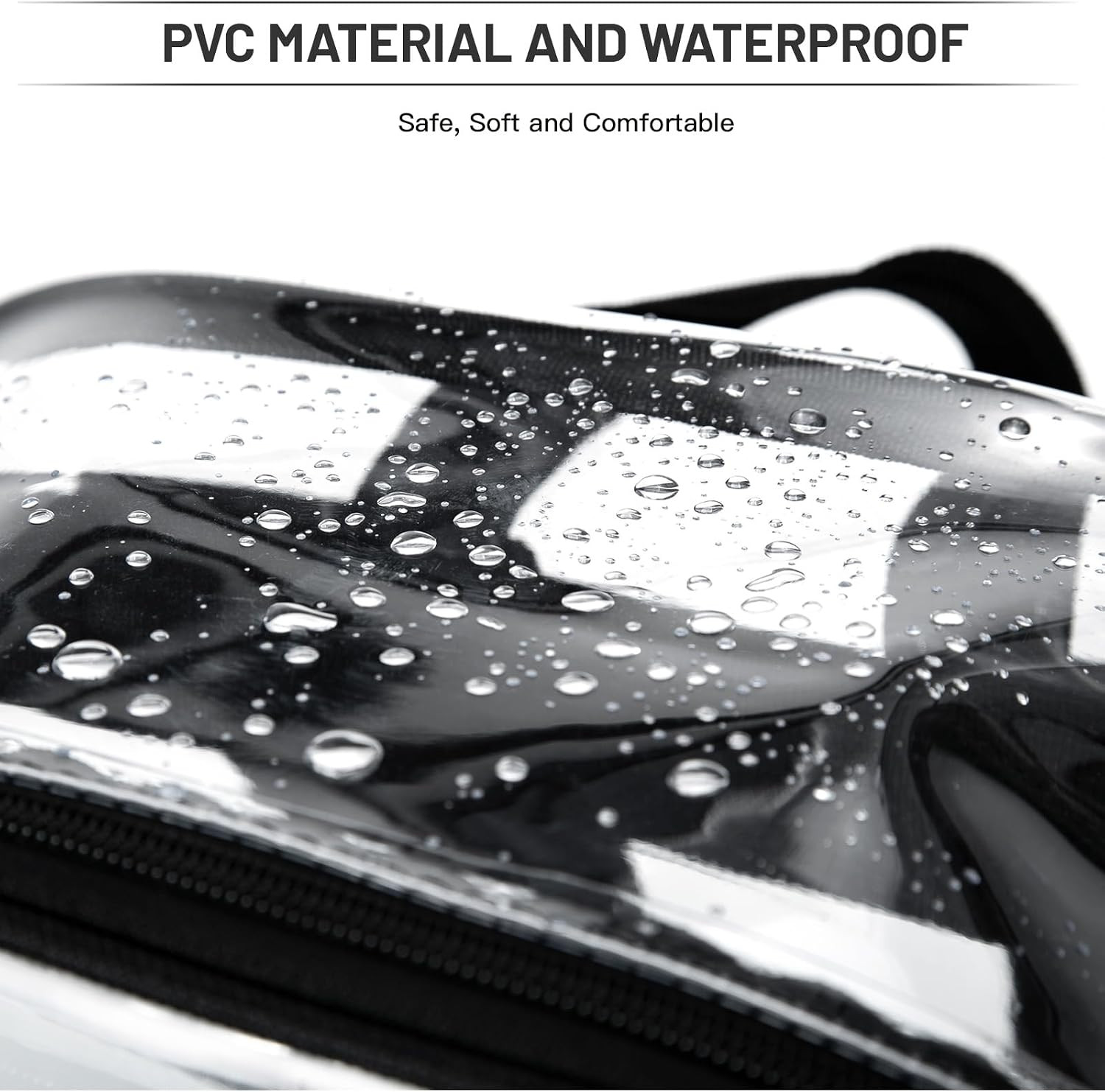 Clear Backpack for Women Men,Heavy Duty PVC Transparent See through Backpack,Lar
