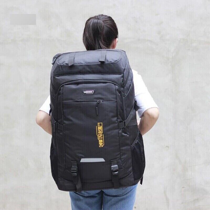 80L Mens Backpack Climbing Camping Outdoor Hiking Luggage Oversized Travel Bag