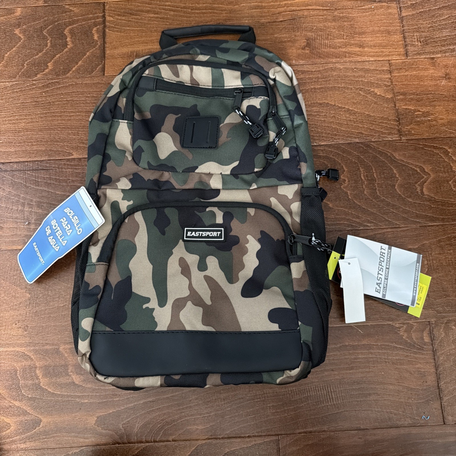 NWT Eastsport Eclipse 19″ Core Backpack, Army Camouflage, Unisex