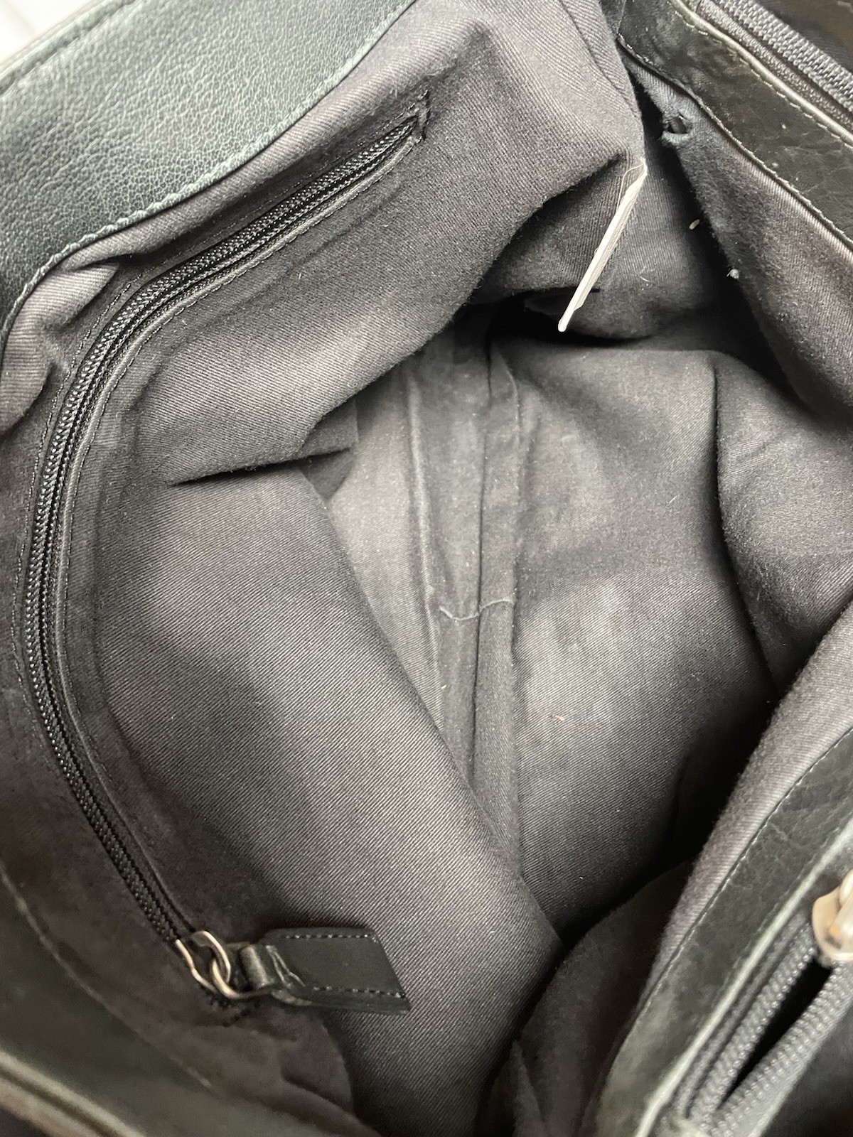 Genuine Leather Messenger Laptop Bag Greenish Gray Adjustable Strap Large