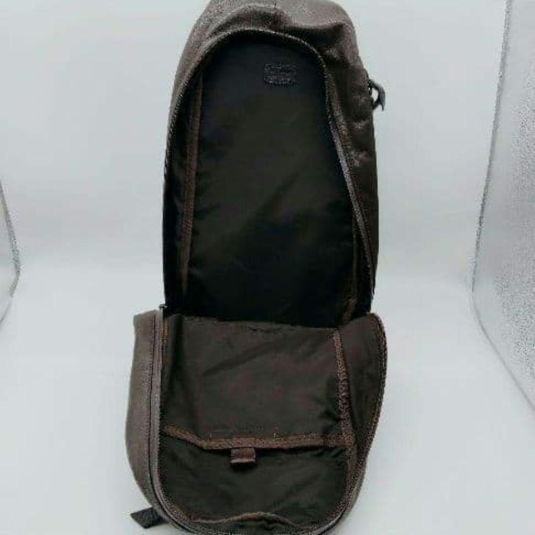 Authentic Porter Brown Leather Sling Shoulder Bag 34cm x 19cm x 10cm Excellent C