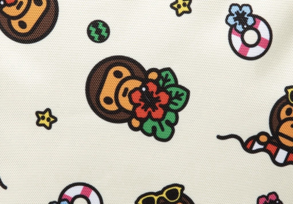 Authentic A Bathing Ape Bape Baby Milo Large Backpack #1 Ivory New Back Pack