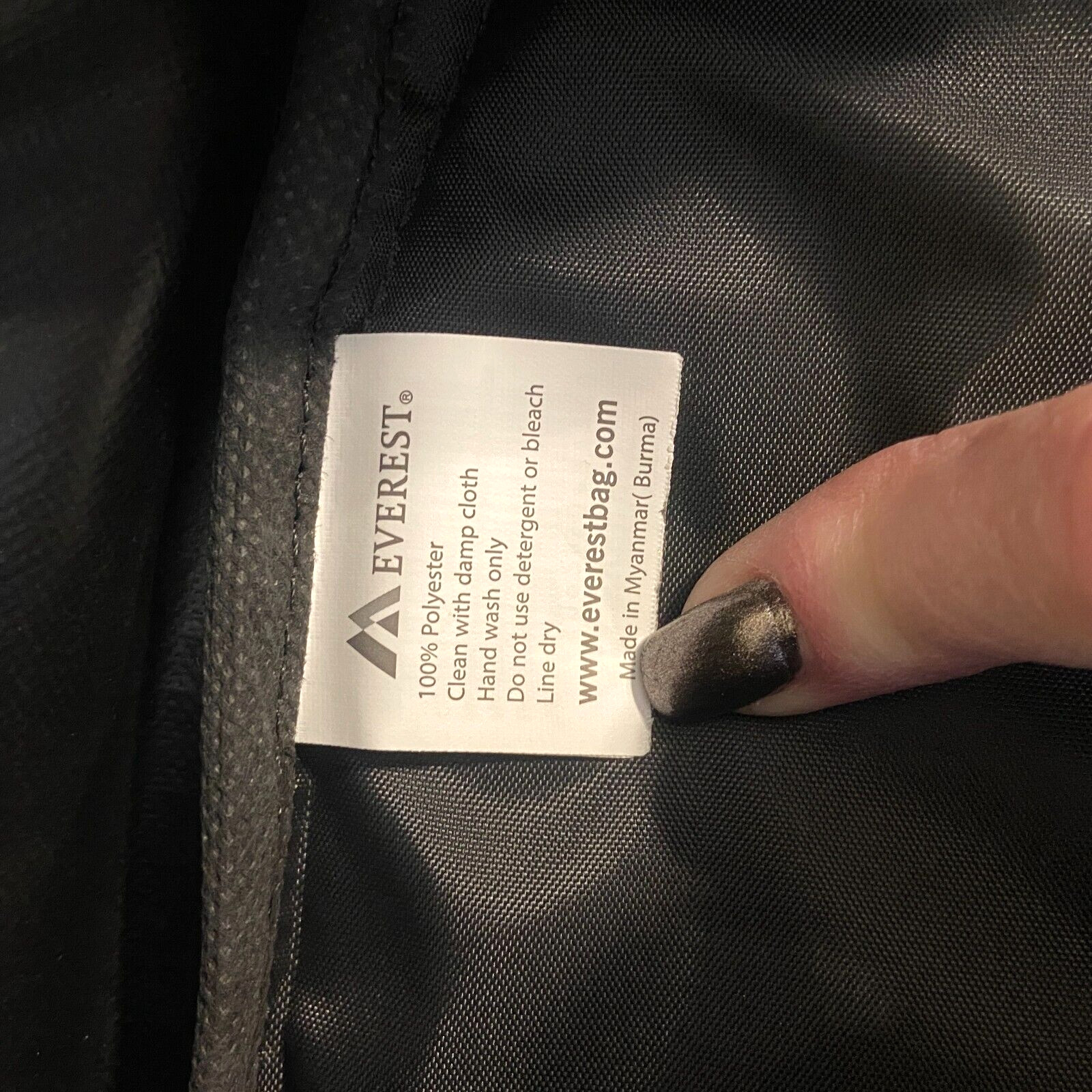 Black Everest Backpack Luggage Bag Travel School Sports 17 in x 13 in NWOT