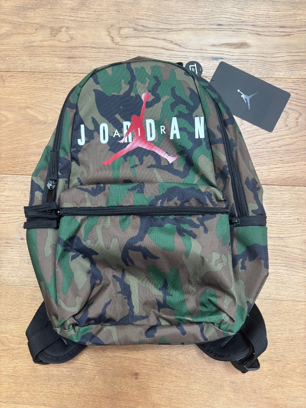 New NIKE AIR JORDAN Camo Jumpman Classic Backpack School Sports Bag 13” Laptop