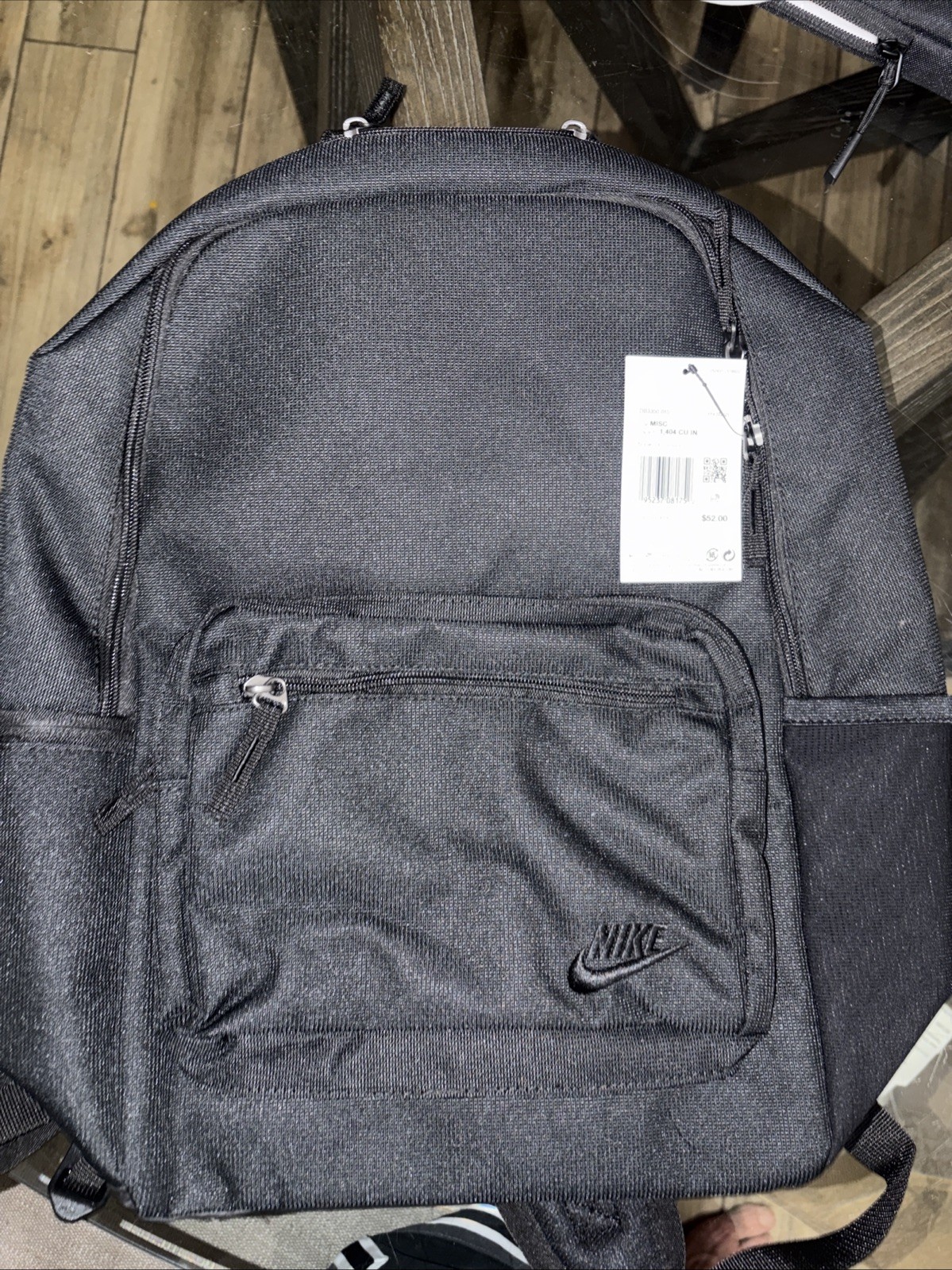 Nike Heritage Eugene Adult Unisex Backpack (23L) School Travel Bag DB3300 010