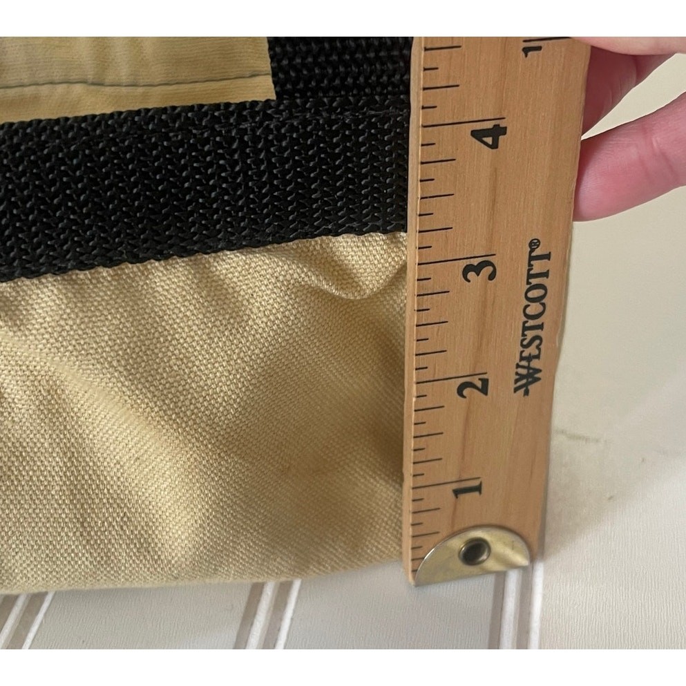 NWT Vintage LL Bean Four Box Shot Shell Bag Canvas Mini Tote RARE