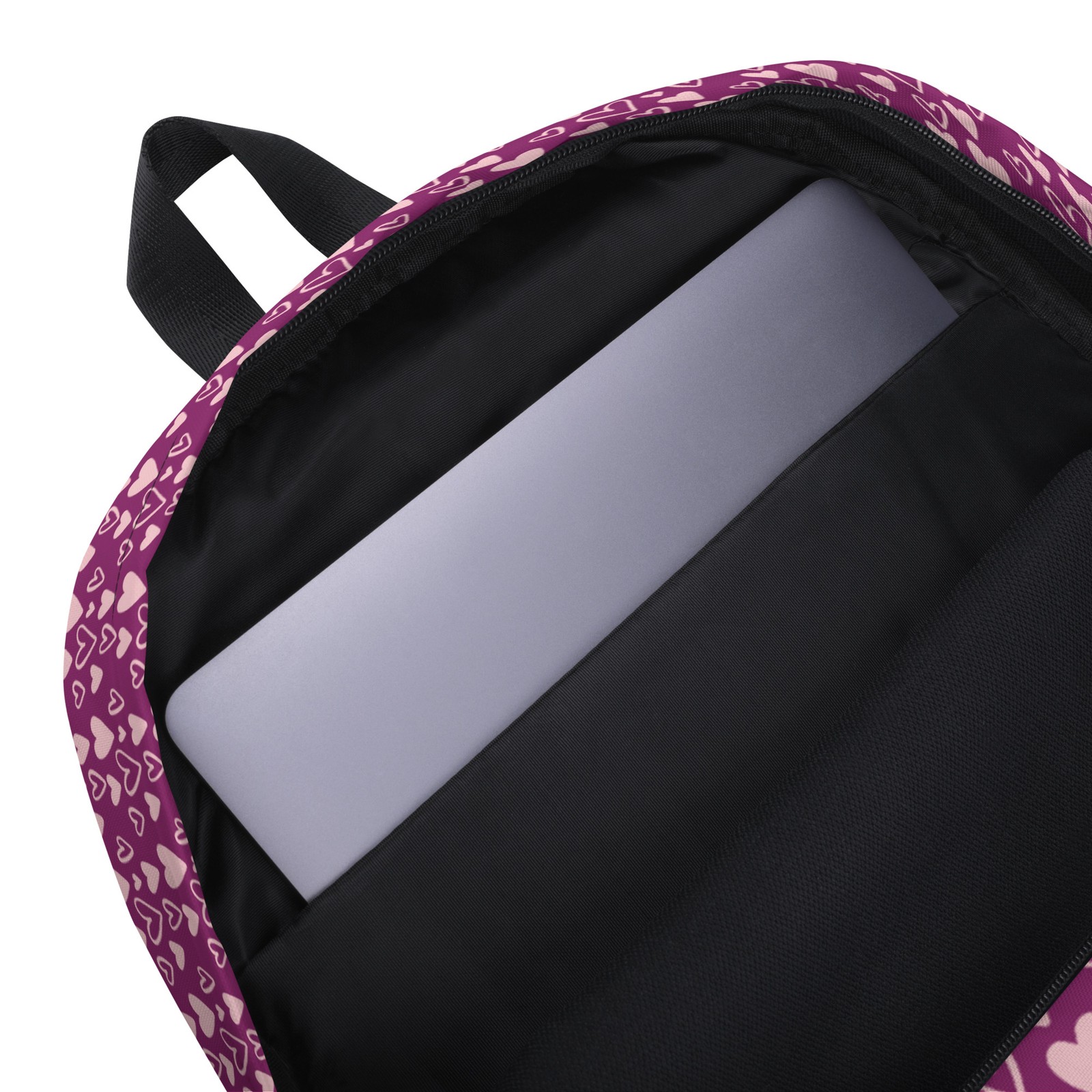 Child/Youth School Backpack pink hearts