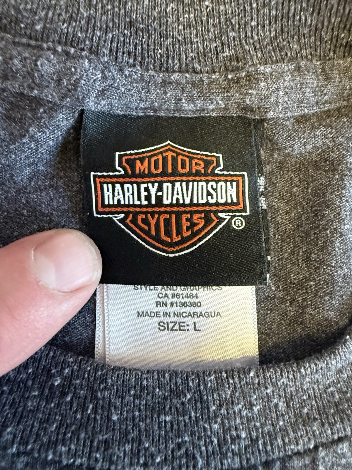 Harley Davidson Motorcycle Apache, Arizona Junction Men’s Large