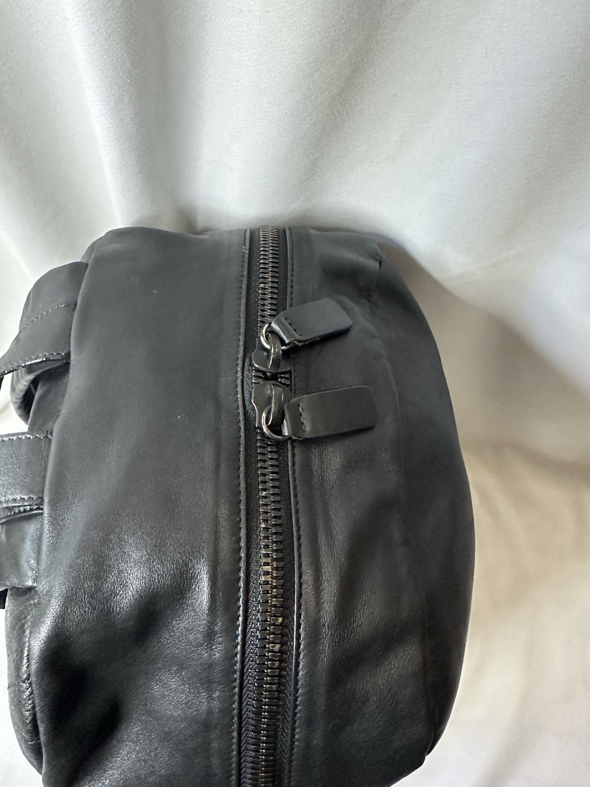 Common Projects Brand Black Leather Backpack Bag – RARE