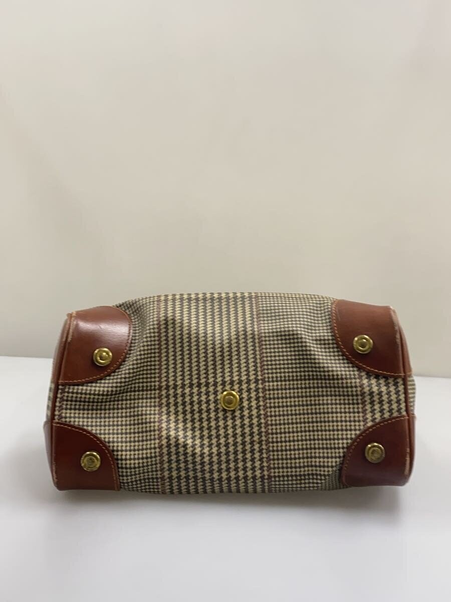 POLO RALPH LAUREN Tote Bag Leather BRW Check