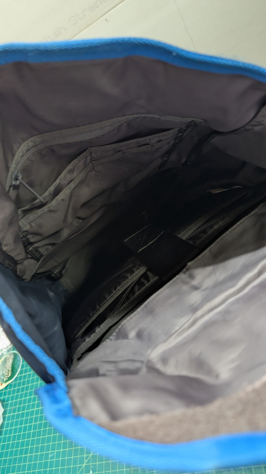 Timbuk2 Spire Laptop Backpack Dusk Blue Gunmetal Pacific Travel Bag See Photos