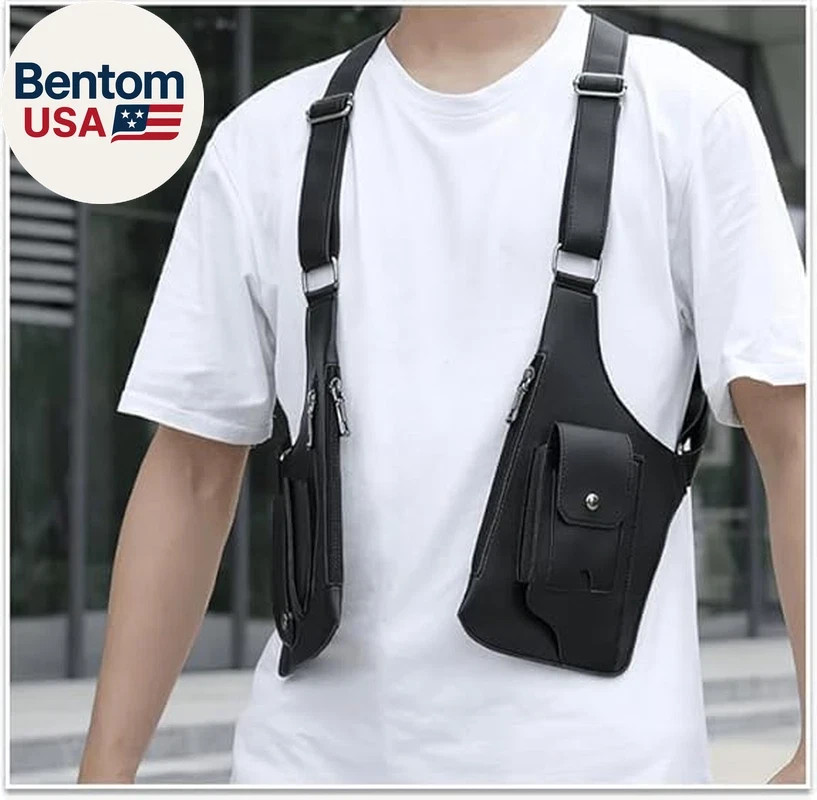 Underarm Anti-Theft Bag, Hidden Shoulder Holster, Double Storage Pouch, Phone Wa