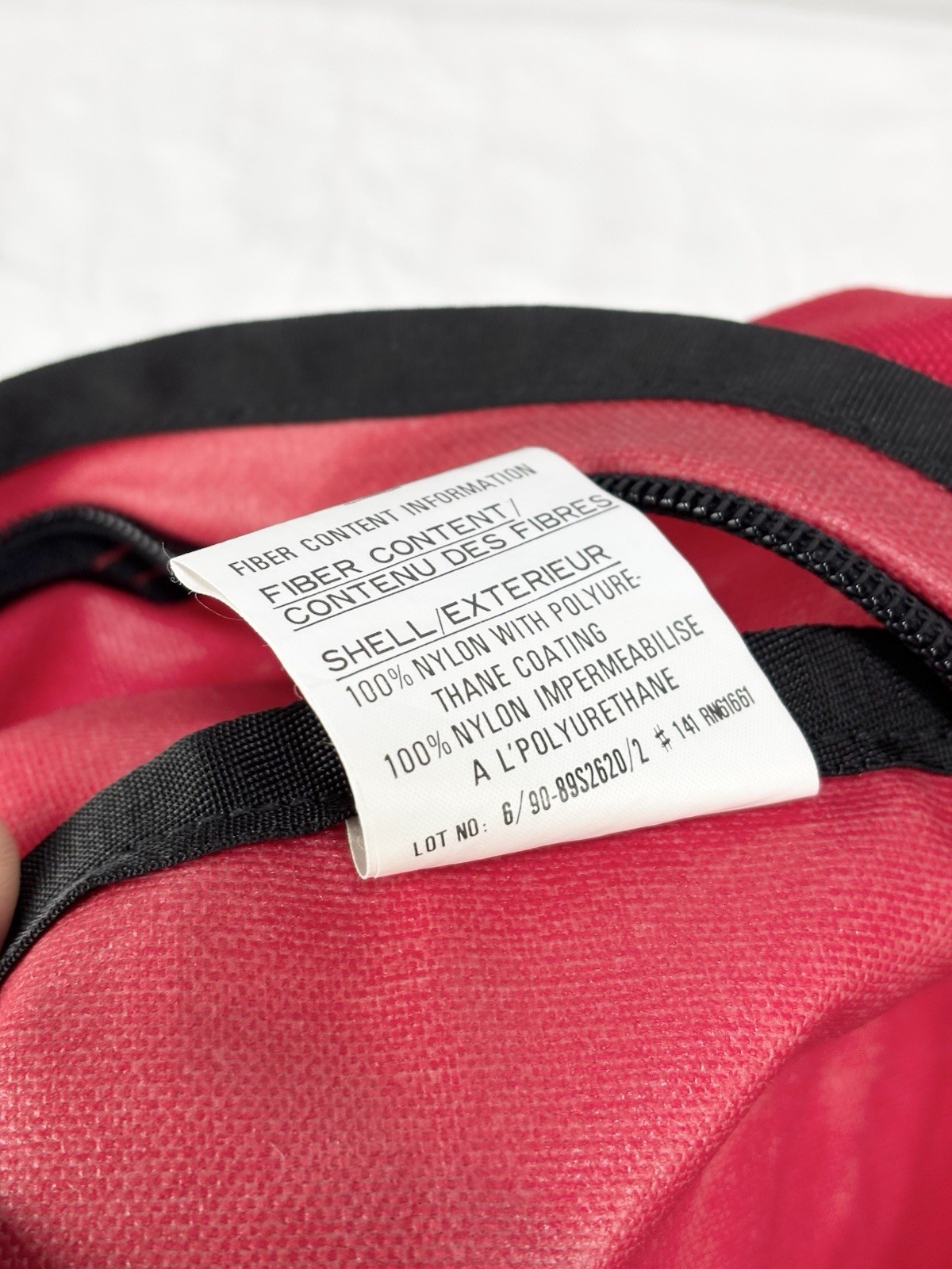 VTG 80s The North Face Backpack Red Minimalistic Design School Travel EUC
