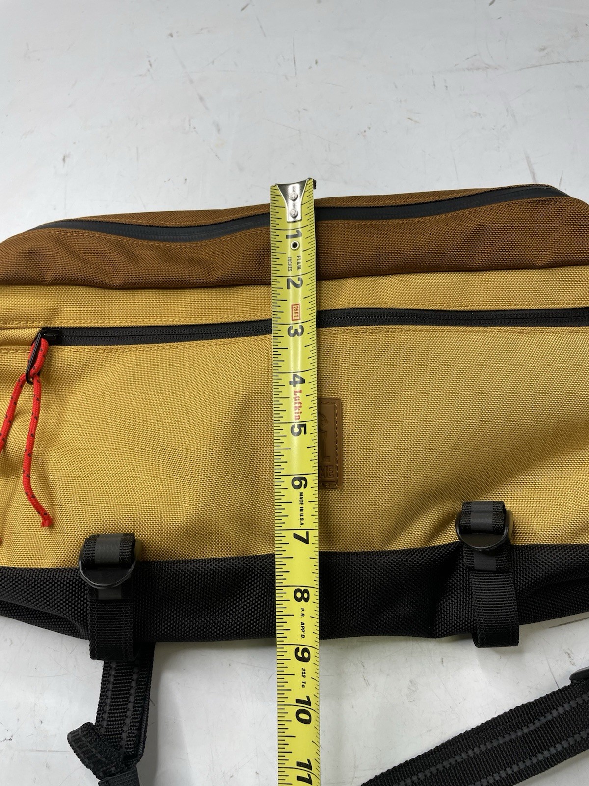 CHROME Industries Kadet 9 Liters Sling Adjustable Heritage Suede Canvas Brown