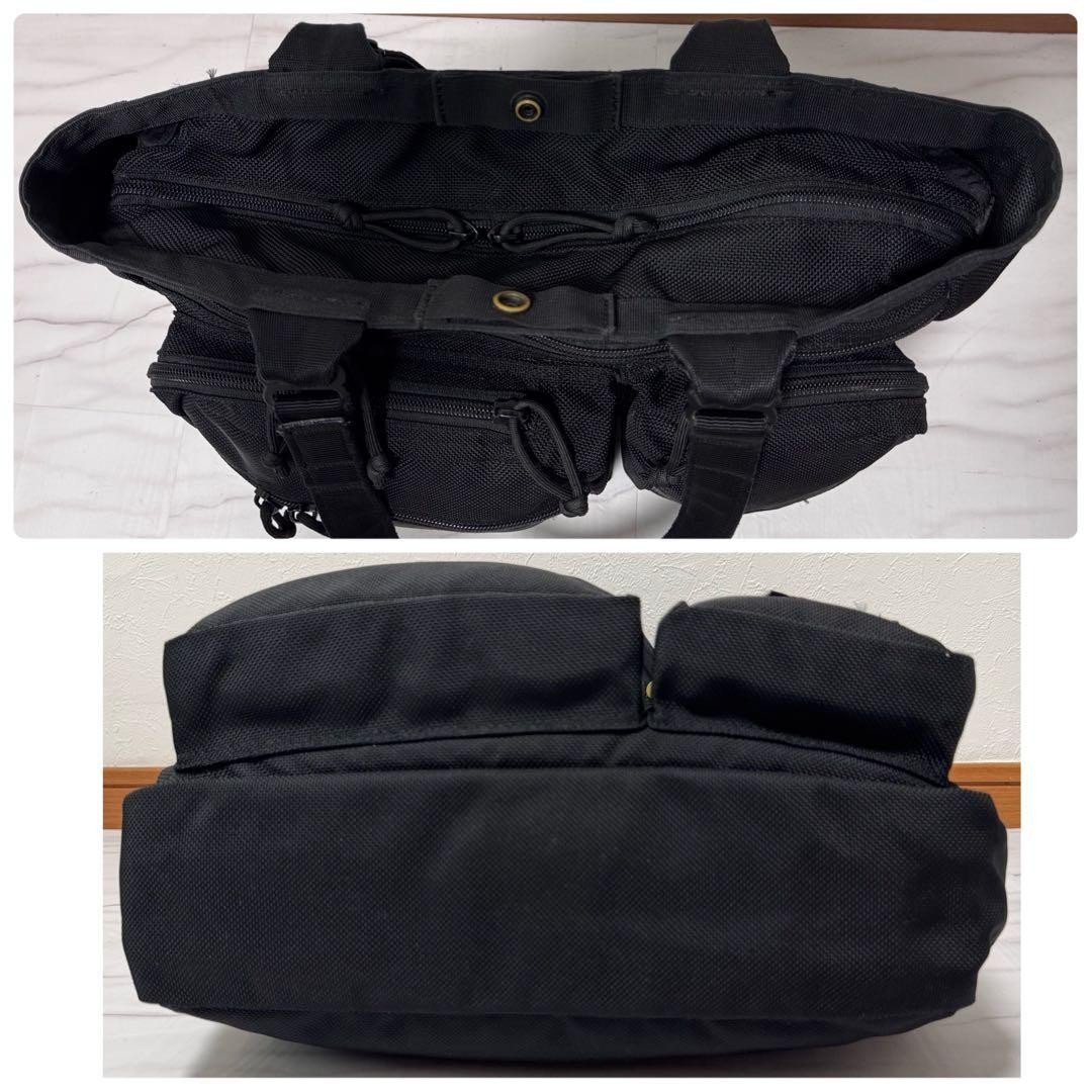 BRIEFING BRF300219 BS TOTE TALL Black Ballistic Nylon A4 Tote Made in USA