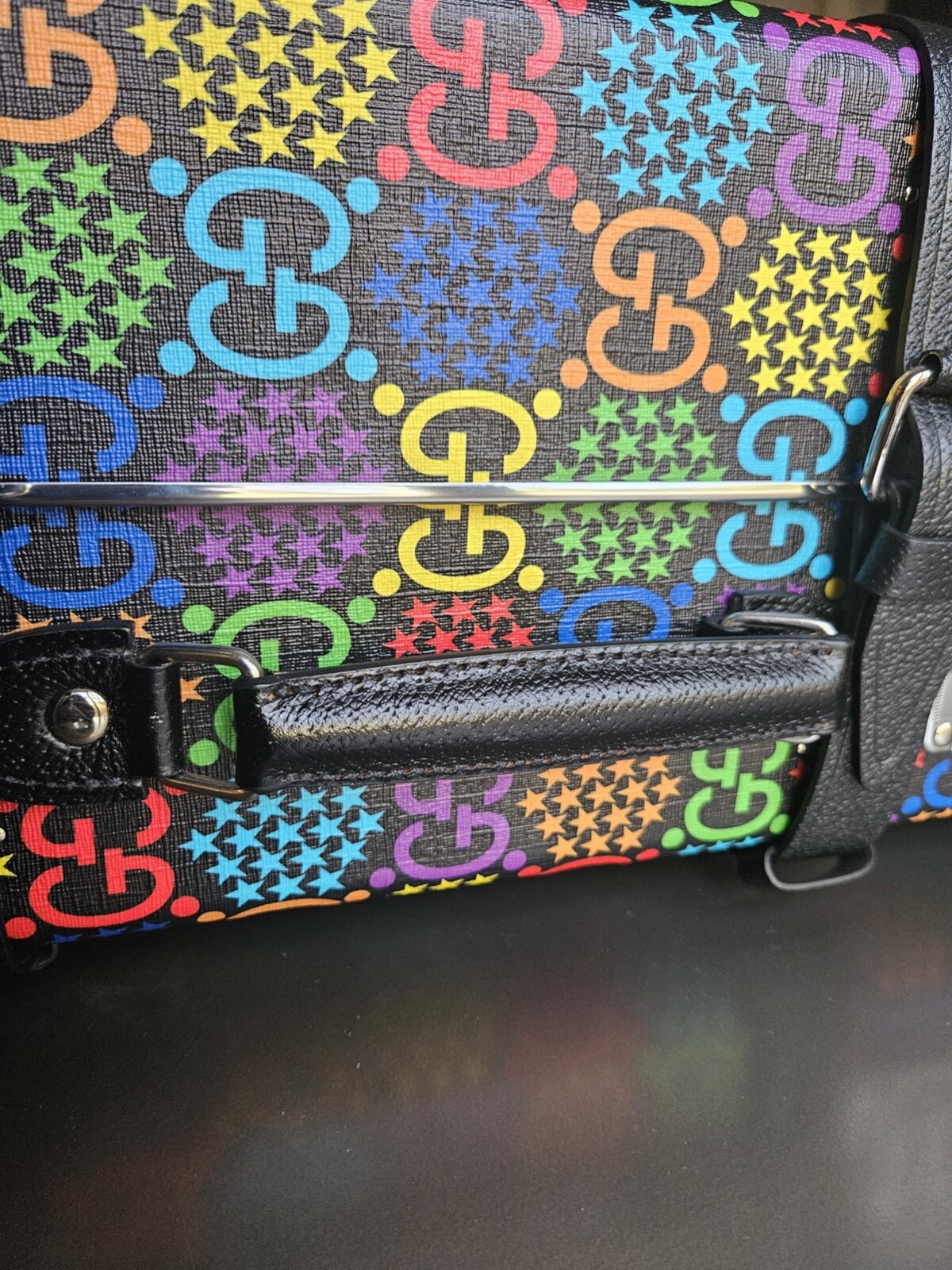 Gucci x Globe-Trotter Psychedelic Trolley w/ Dust Cover + Luggage Tag; Awesome!