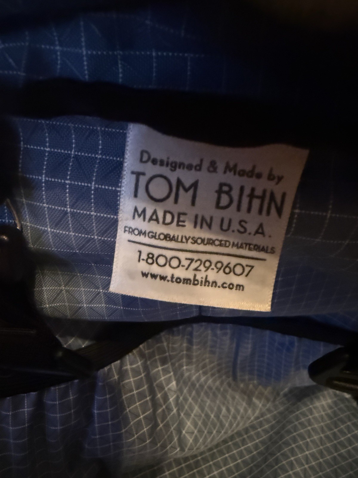 TOM BIHN Synapse 25 Everyday Backpack Multi-pocket Design Brown/light Blue
