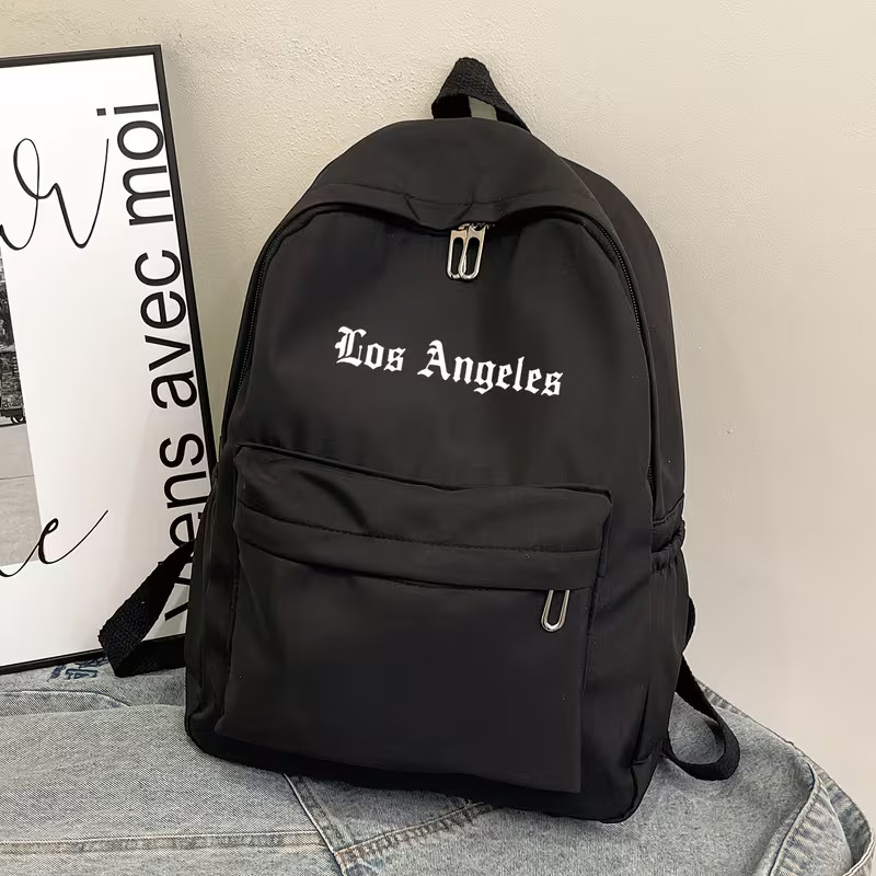 Fashion Backpack For Women Men Casual Travel School College Bookbag Black