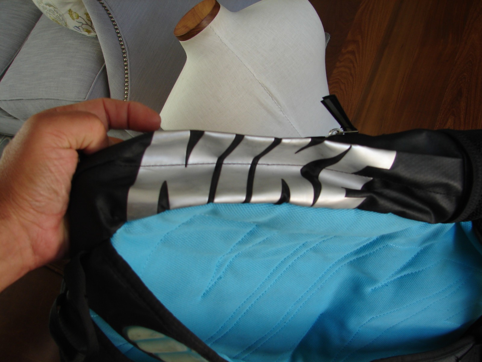 Nike Max Air Backpack Black & Teal 3 Pocket Basketball Sports Backpack