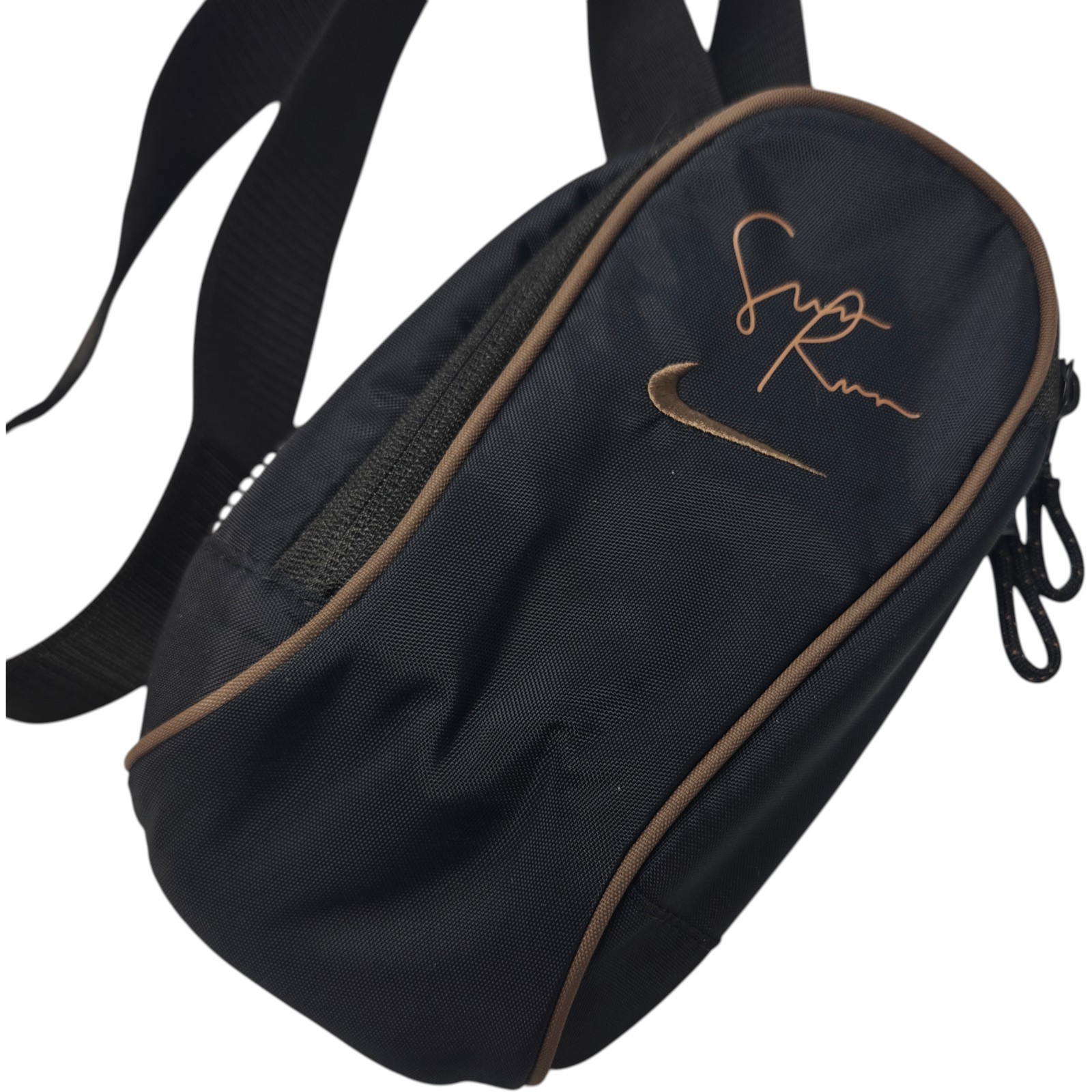 Nike Swoosh Run Cross-Body Over Shoulder Sling Bag DJ9794-010 Black HTF