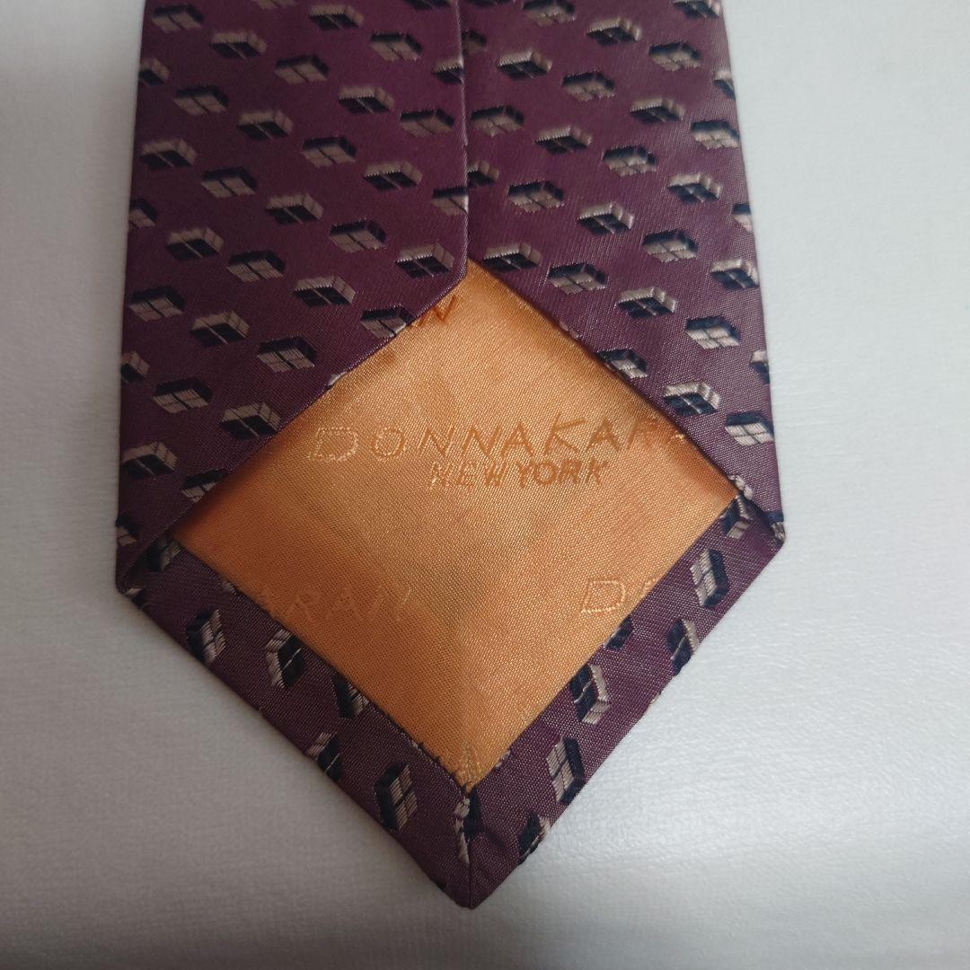 Donna Karan New York Tie Brown Patterned Men’s Neckwear