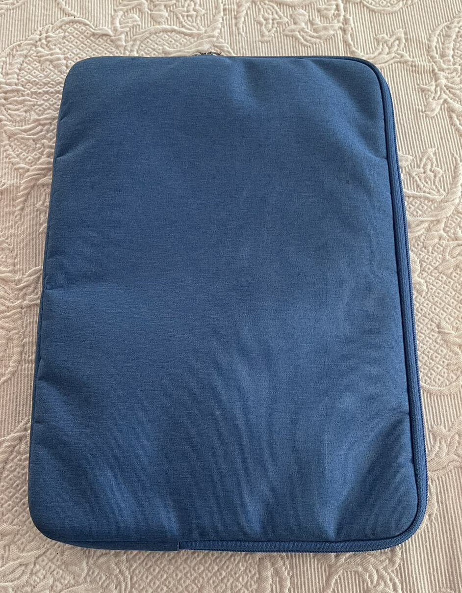 Newhey Tech Computer Laptop Bag Zip Close Front Zip Pocket Blue 16” Multiuse