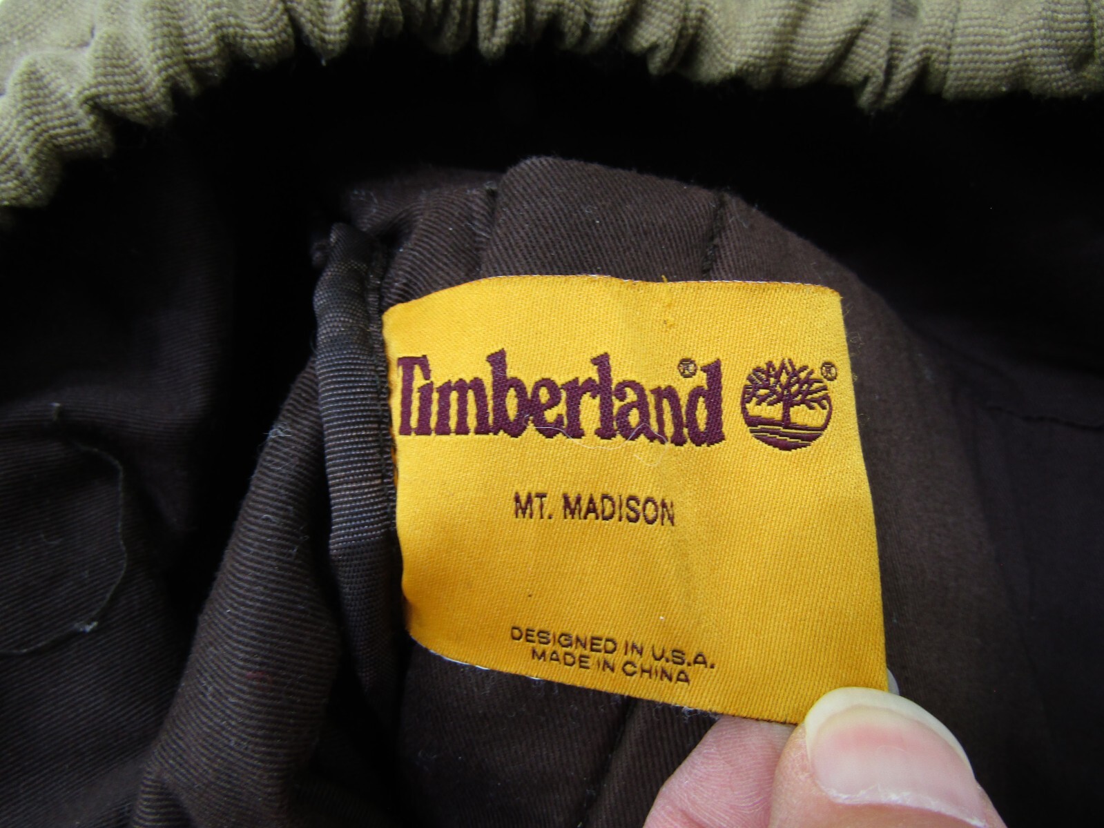Timberland Mt. Madison 17 Backpack Tan Brown Two Strap Laptop Travel Tags Read