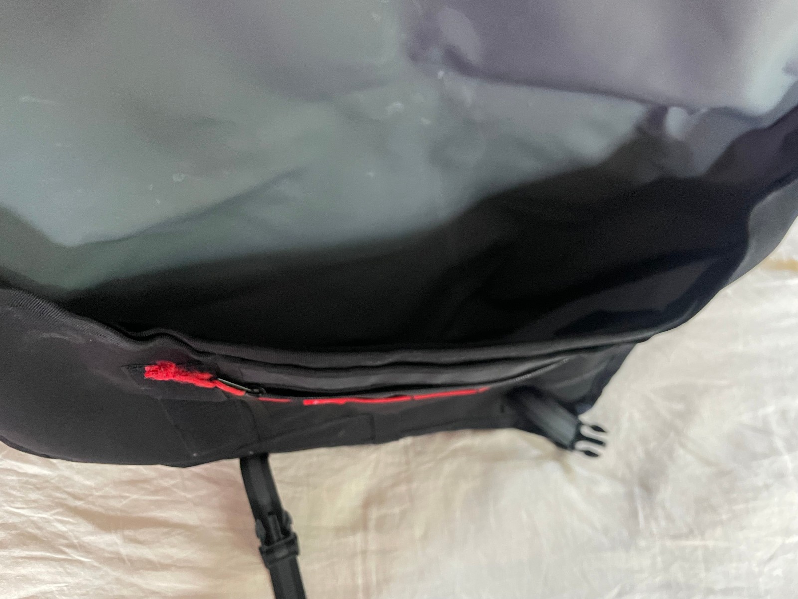 Large Chrome Industries Messenger Bag, Black Reflective Colo, ~22L – Made In USA