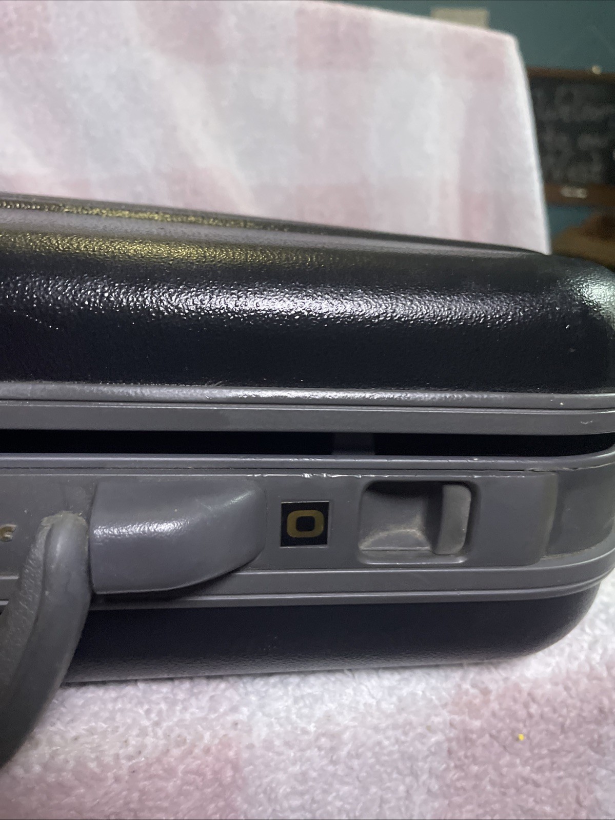 Echolac Vintage Hard Shell Briefcase Black with Combination Lock