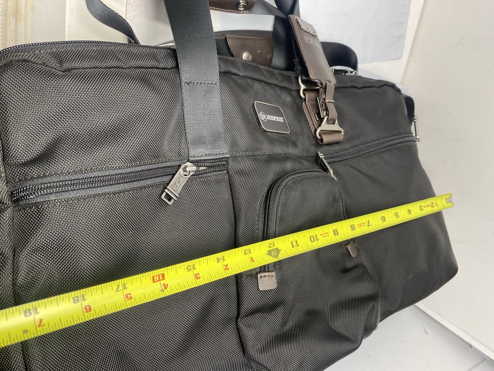 Tumi Alpha Bravo Dorado Convertible Duffel/backpack Black 21x12x12 Travel Gym