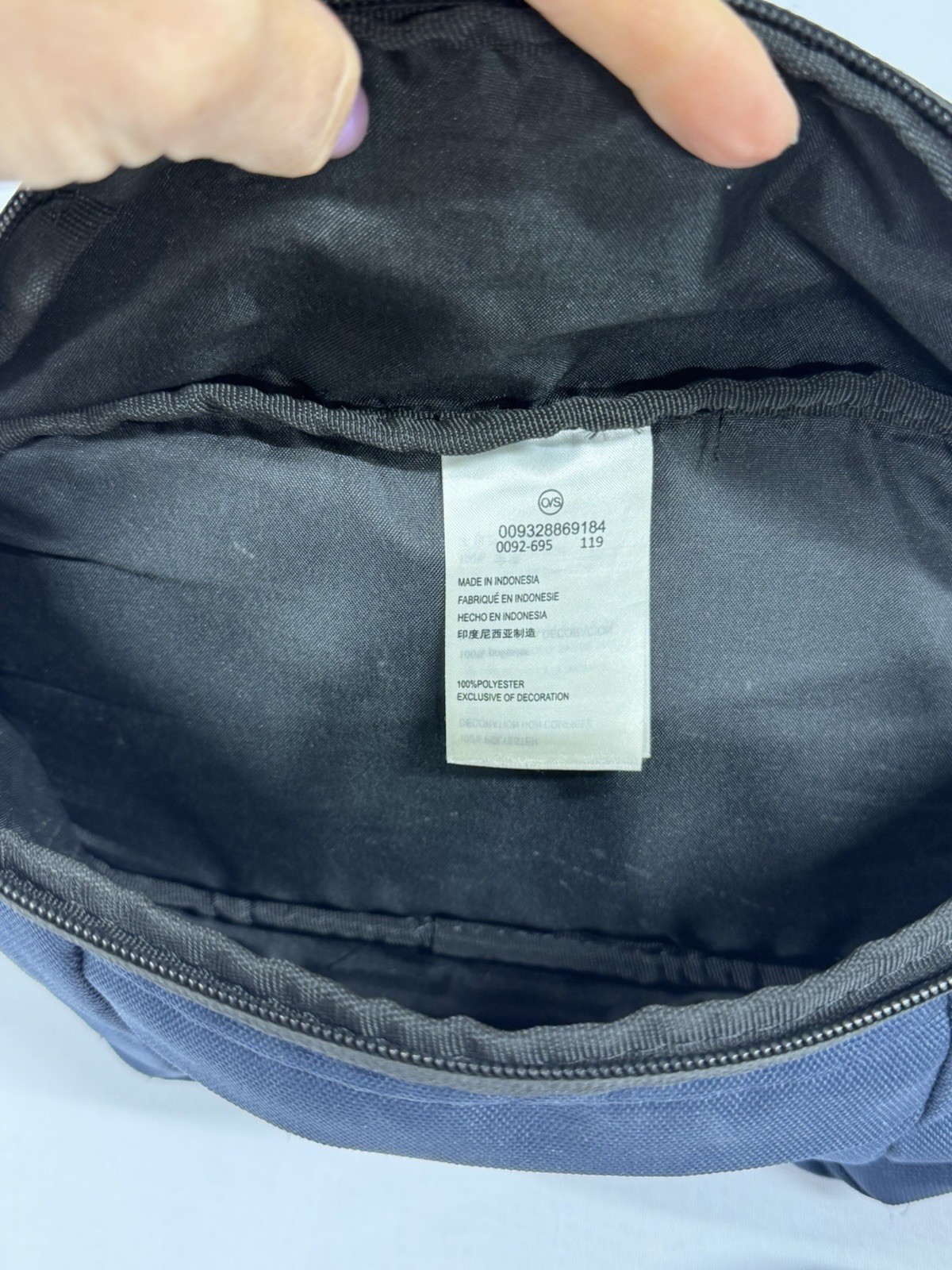 Nike Air Jordan Retro Jumpman Crossbody Oversized Waist Fanny Pack Navy BB15