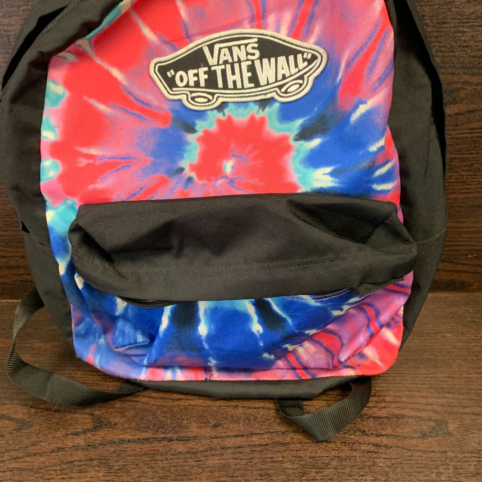 Vans “Off The Wall Adults/Teens School Backpack Multicolor Tie-Dye Laptop Sleeve