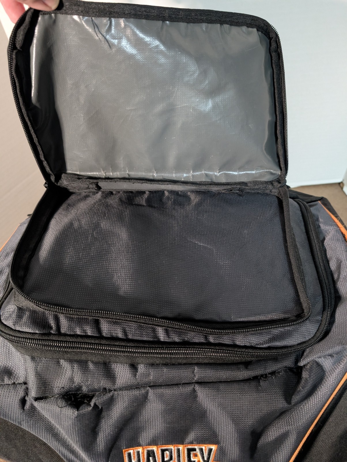 Harley Davidson Motorcycle Travel Duffle Gym Bag 20” Carry on w/ Strap *READ*