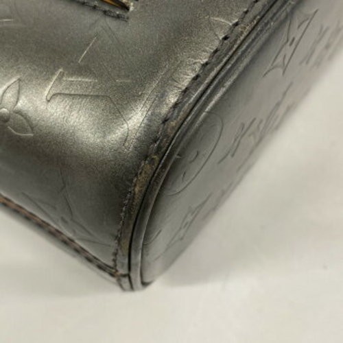 LOUIS VUITTON Monogram Matte Wilwood M55102 Black Tote Bag Used