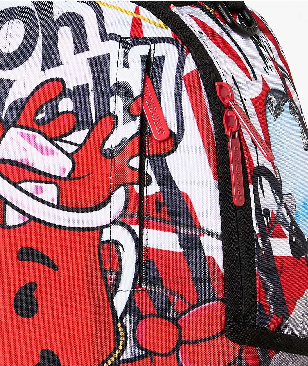 Sprayground x Kool-Aid Man Street Life Backpack 18″ H x 11.5″ W x 6″ D 20 liters