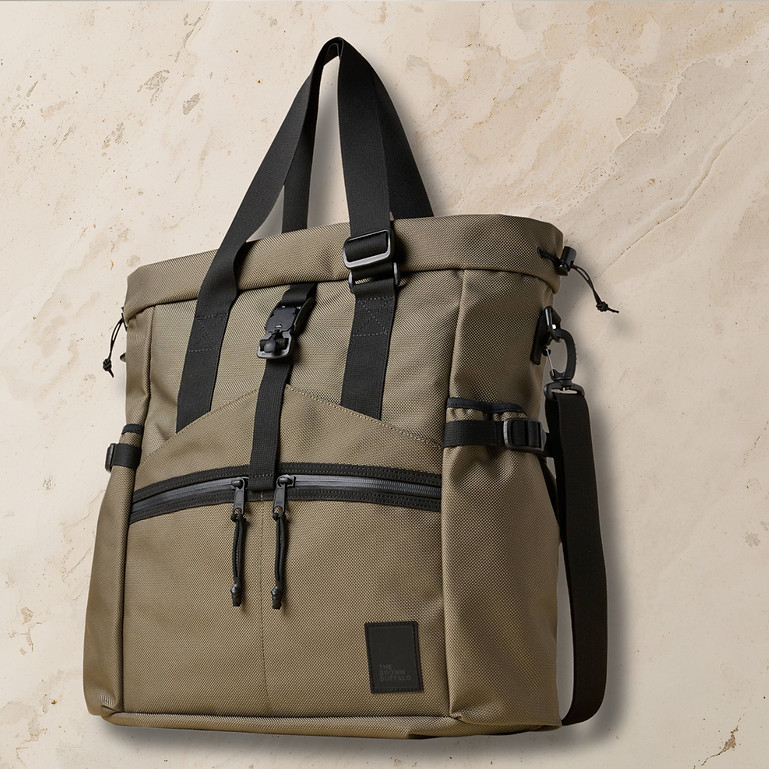 Brown Buffalo Conceal Tote 21L Backpack Shoulder Bag Cordura Black Green