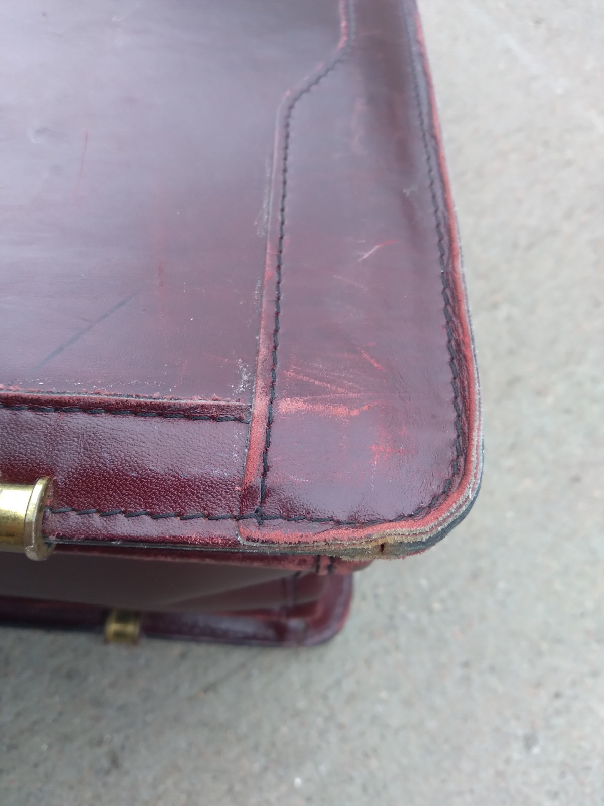 Vintage Schlesinger Work Bag Briefcase Combo Lock