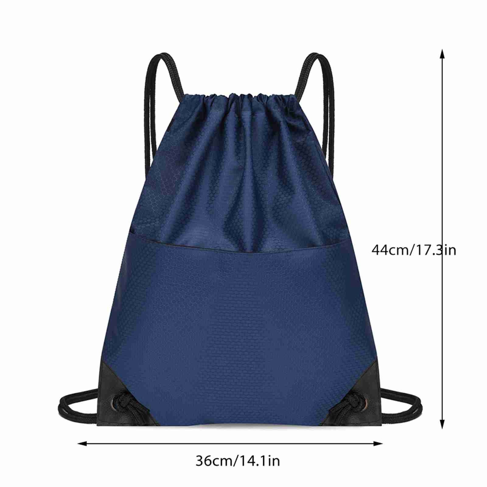 Drawstring Bag Waterproof Oxford Cloth Draw String Back Sack With S1L7