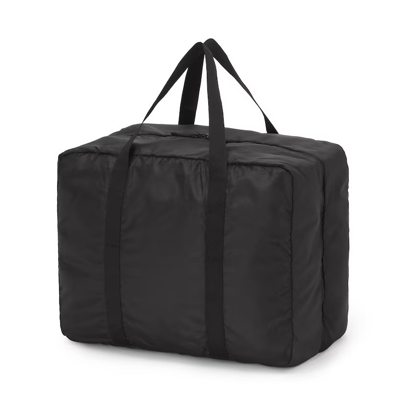 MUJI Foldable, water-repellent Boston bag 34×44×26cm 75L from japan