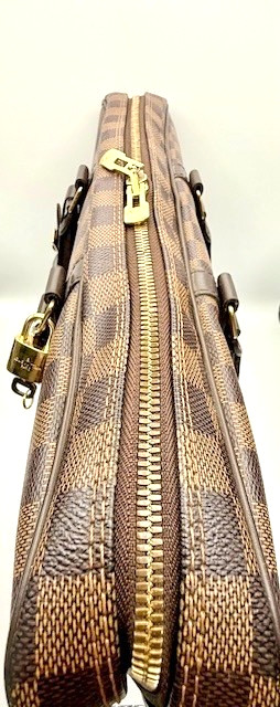 LOUIS VUITTON Porte Documents Voyage Damier Ebene Canvas Briefcase – Excellent