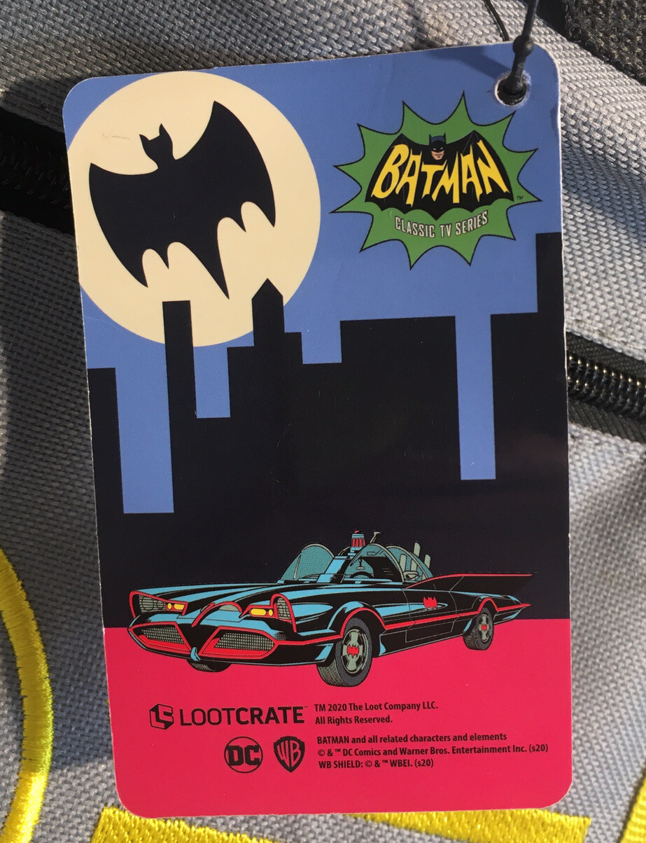Loot Crate DC Comics Classic Batman TV Series Old School Messenger Bag Tote