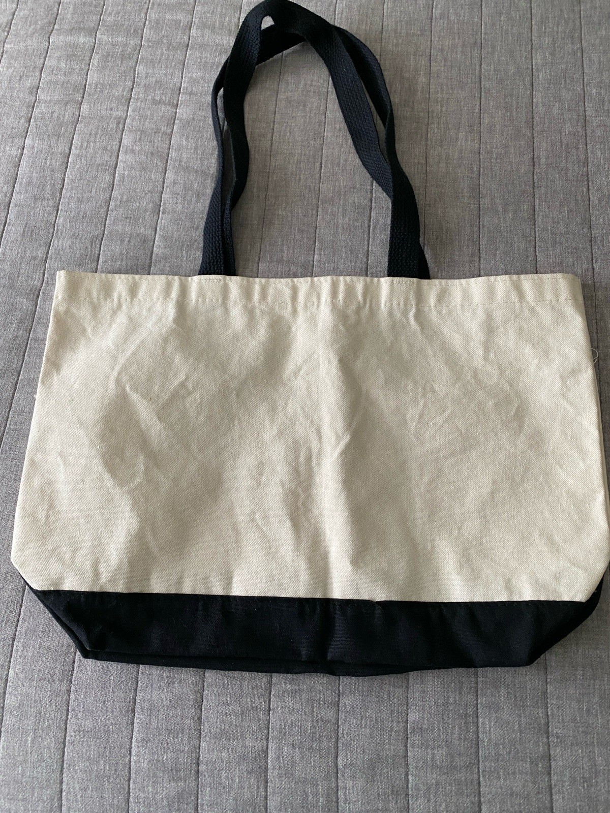 WSL WORLD SURF LEAGUE UNLINED CANVAS TOTE, GROCERY, GYM, BEACH, NWOT NEVER USED