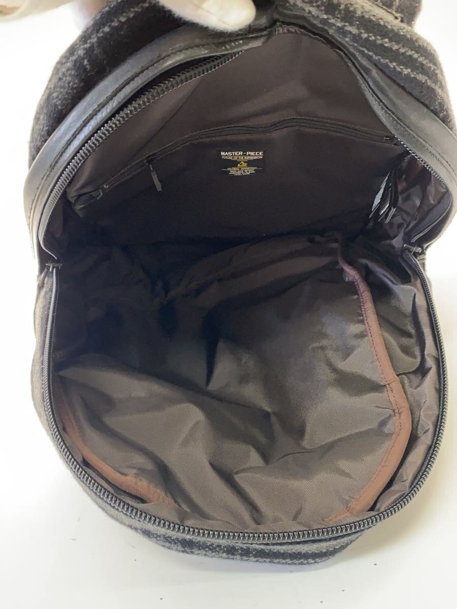 MSPC (master-piece) Suede Backpack, Gray Check 01010-W