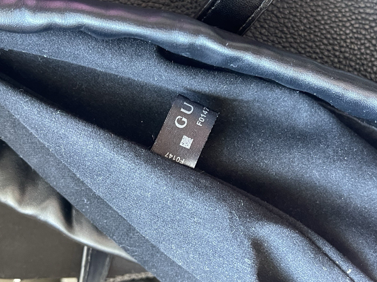 GUCCI x Coco Capitán Logo Leather Drawstring Backpack