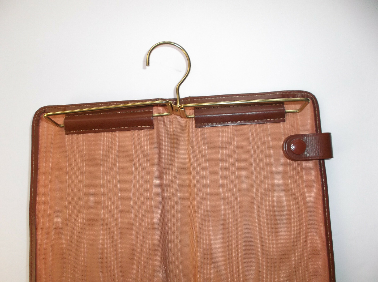 Vintage TIE VALET Texide Travel Case by Penn L Monogrammed FJR 15×6 Inches